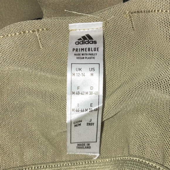 Adidas Primeblue Olive Orbit Army Green Black Tennis Pickleball Dress Sz Medium - Picture 9 of 13